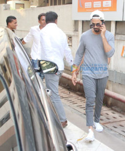 Shahid Kapoor and Mira Rajput spotted outside a clinic