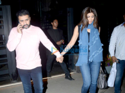 Shilpa Shetty with husband Raj Kundra snapped at Yauatcha in Bandra