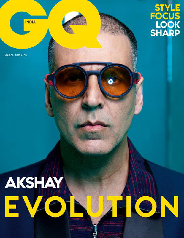 Shiny pate, steely stance Akshay Kumar on GQ is every bit sharp and sexy