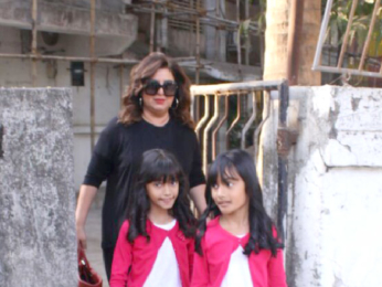 Shweta Nanda and Farah Khan snapped outside Kromakay salon in Juhu