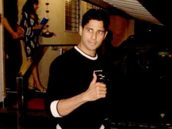Sidharth Malhotra spotted at Matrix office in Bandra