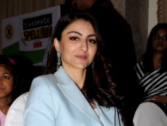 Soha Ali Khan attends the Classmate Spelling Bee event