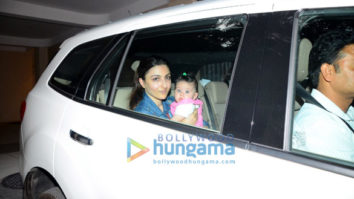 Soha Ali Khan spotted with her daughter in Bandra