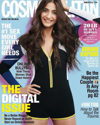 Sonam Kapoor On The Cover Of Cosmopolitan