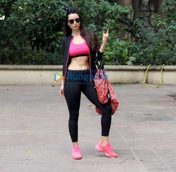 soundarya sharma snapped near her residence 1