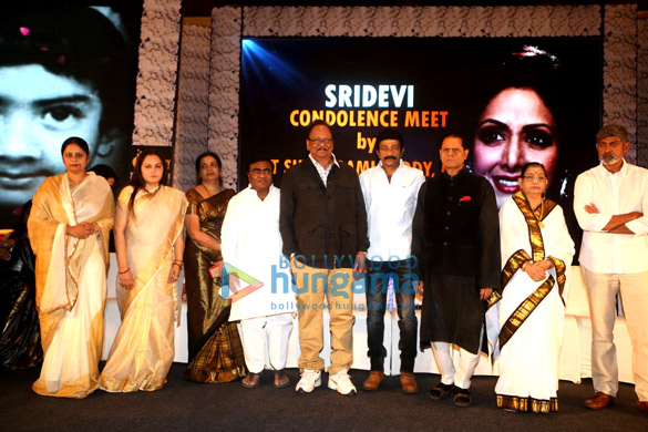 Subbarami Reddy hosts a condolence meet for the late Sridevi