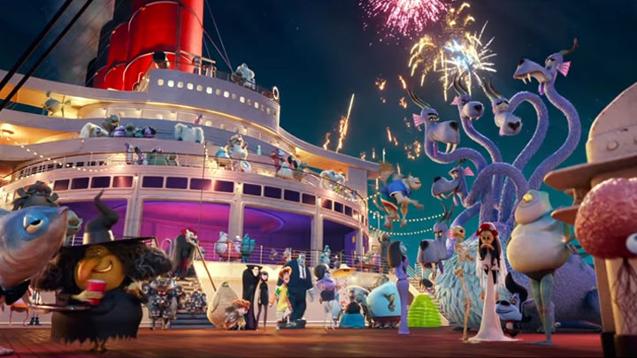 Hotel Transylvania 3 narrative integration of US filming locations