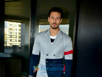 Tiger Shroff and Disha Patani snapped doing media interaction to promote Baaghi 2