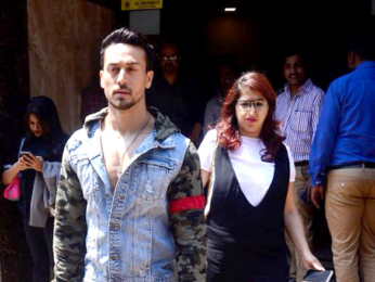 Tiger Shroff and Disha Patani snapped promoting their film Baaghi 2