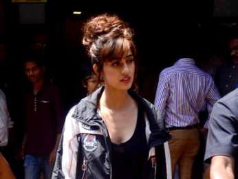 Tiger Shroff and Disha Patani snapped promoting their film Baaghi 2