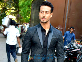 Tiger Shroff snapped on the sets of India's Next Superstar