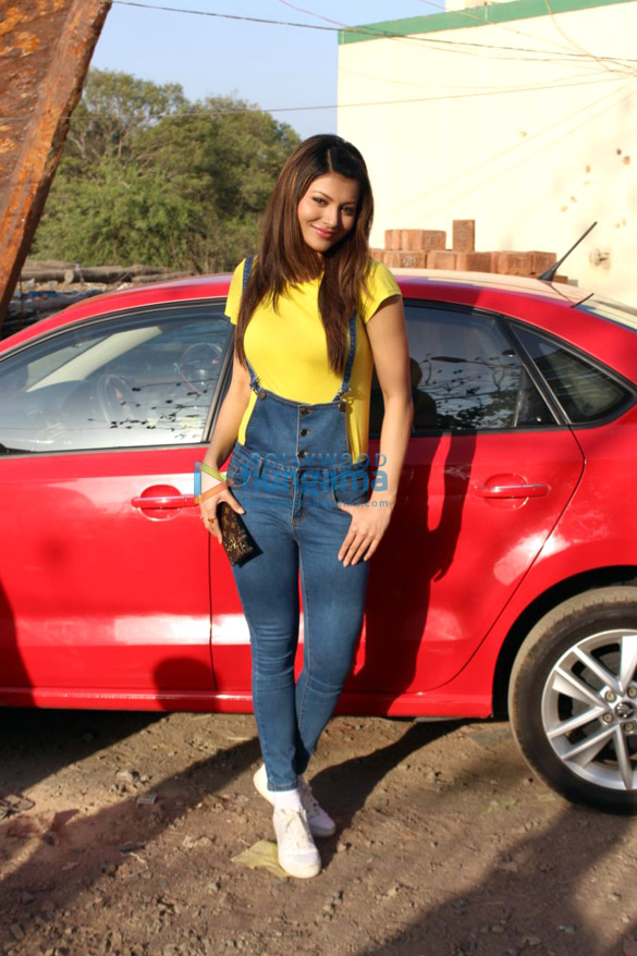 urvashi rautela spotted at versova 2