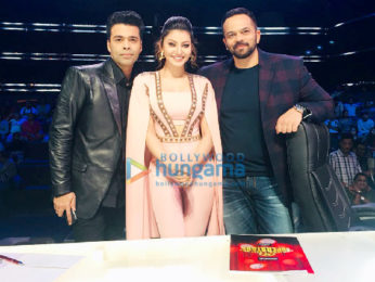 Urvashi Rautela spotted on the sets of India’s Next Superstars