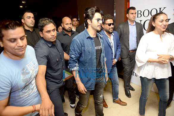 varun dhawan graces the song launch from the film october 1