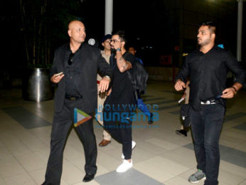 Virat Kohli snapped at the airport