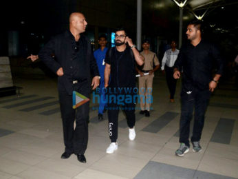 Virat Kohli snapped at the airport