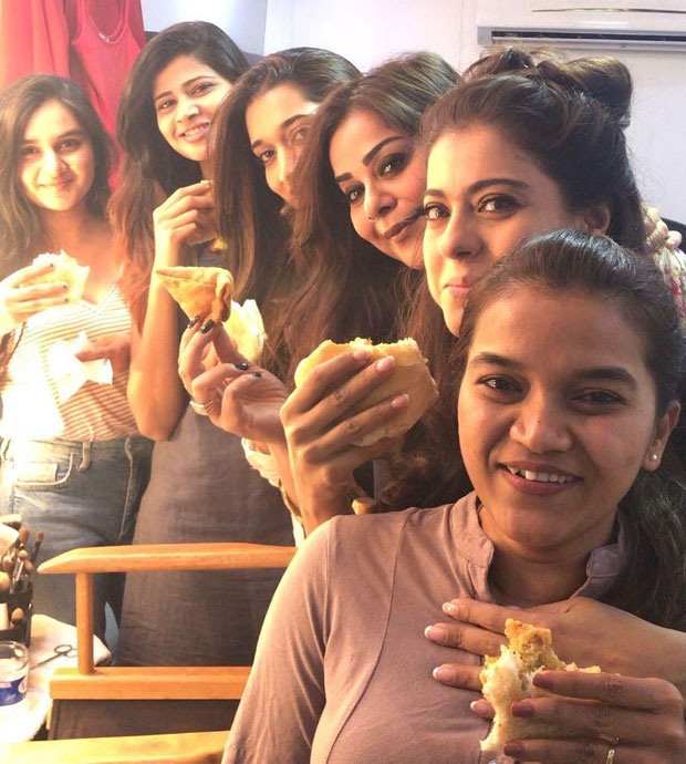 Kajol does the most Mumbai thing and treats her crew with 'Vada Pav'