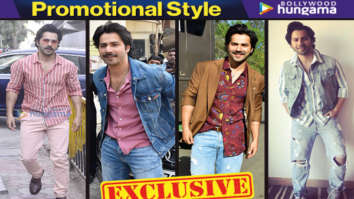 Pink punk and oodles of 90s vibe, Varun Dhawan gets groovy as Desi Pablo Escobar for October promotions!