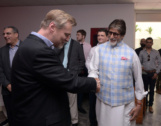 After Shah Rukh Khan and Kamal Haasan, Amitabh Bachchan meets filmmaker Christopher Nolan After Shah Rukh Khan and Kamal Haasan, Amitabh Bachchan meets filmmaker Christopher Nolan