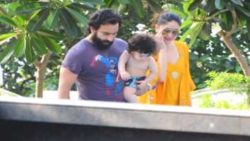 AWW! Taimur Ali Khan preps for a swimming session with Kareena Kapoor Khan and Saif Ali Khan