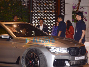 Aamir Khan, Sachin Tendulkar and John Abraham at the Ambani party for Olympics committee