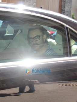 Aamir Khan spotted at his mother's house in Bandra
