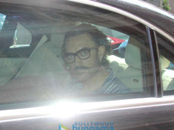 Aamir Khan spotted at his mother's house in Bandra