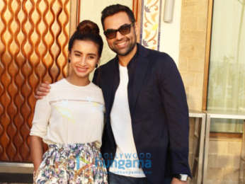 Abhay Deol and Patralekha snapped post media interactions for Nanu Ki Jaanu at Sun N Sand