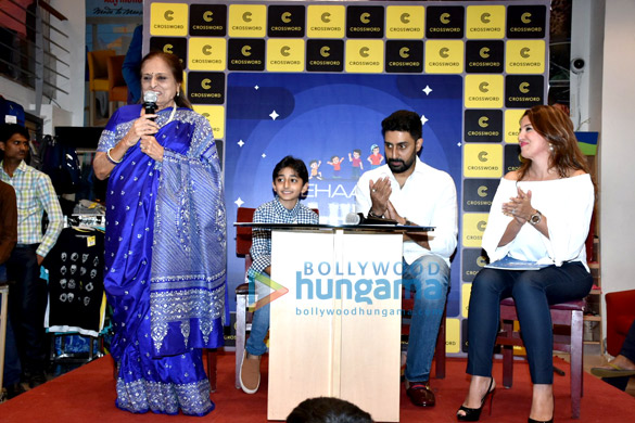 abhishek bachchan inaugurates 10 year old mehaan doshis book 9 lives 3
