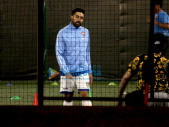 Abhishek Bachchan spotted playing football in Juhu near PVR