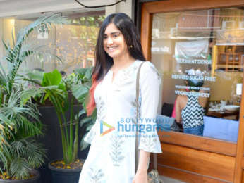 Adah Sharma spotted at a cafe