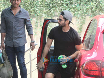 Aditya Roy Kapur, Sidharth Malhotra, Shahid Kapoor and Nidhhi Agerwal snapped at the gym