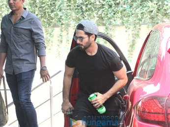 Aditya Roy Kapur, Sidharth Malhotra, Shahid Kapoor and Nidhhi Agerwal snapped at the gym