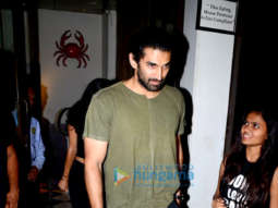 Aditya Roy Kapur spotted with a girl outside a hotel in Bandra