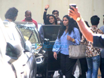 Alia Bhatt and Sanjay Dutt spotted at Vishesh Films' office