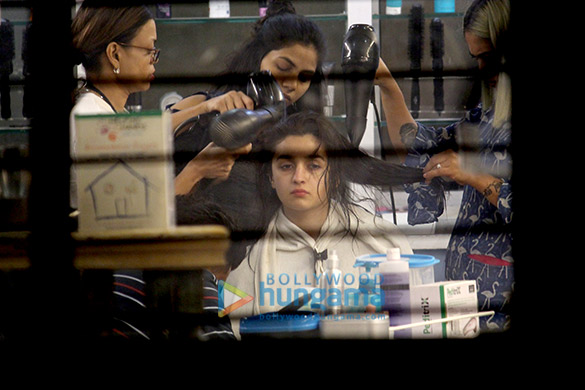 Alia Bhatt snapped with her mother at Kromakay salon in Juhu