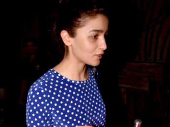 Alia Bhatt spotted at BBlunt in Juhu