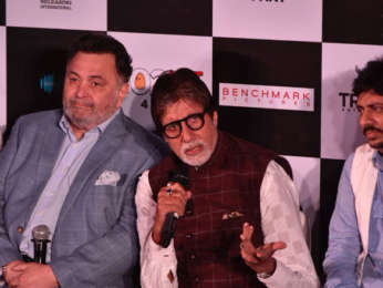 Amitabh Bachchan and Rishi Kapoor launch the track 'Badumbaaa' from '102 Not Out'