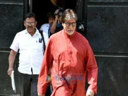 Amitabh Bachchan spotted during a photo shoot for Kalyan Jewellers