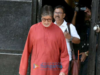 Amitabh Bachchan spotted during a photo Shoot for Kalyan Jewellers