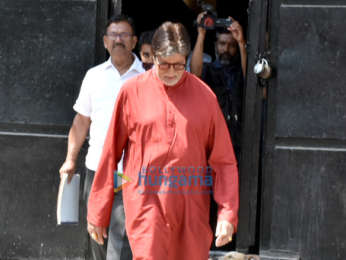 Amitabh Bachchan spotted during a photo Shoot for Kalyan Jewellers