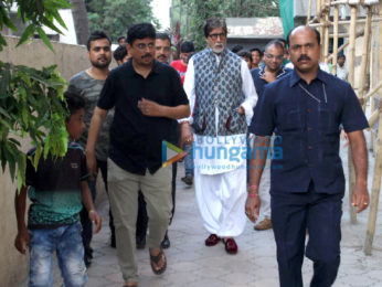 Amitabh Bachchan spotted in Versova
