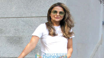 Amrita Arora snapped post a salon session