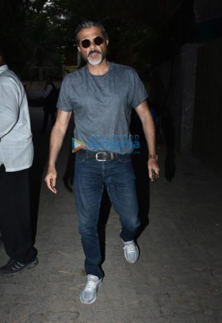 Anil Kapoor and others attend the special screening of Blackmail at Sunny Super Sound