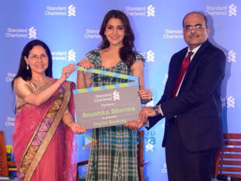 Anushka Sharma snapped at Standard Chartered press conference