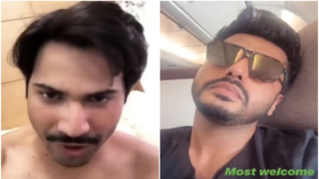 Arjun Kapoor sends a special surprise to his buddy Varun Dhawan on the sets of Sui Dhaaga