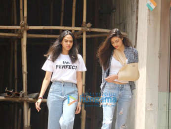 Athiya Shetty spotted at a clinic