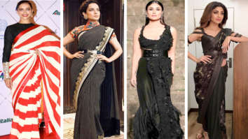 Dapper Drapes: Deepika Padukone, Kangana Ranaut, Kareena Kapoor Khan notched up elegance in belted saris!