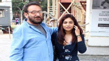 Bhumi Pednekar, Twinkle Khanna and director Shekhar Kapur snapped at PVR Juhu