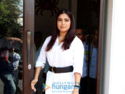 Bhumi Pednekar and Khushi Kapoor spotted at Bastian